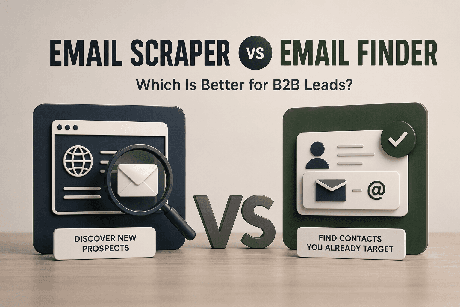 Email Scraper vs Email Finder: Which Is Better for B2B Leads?