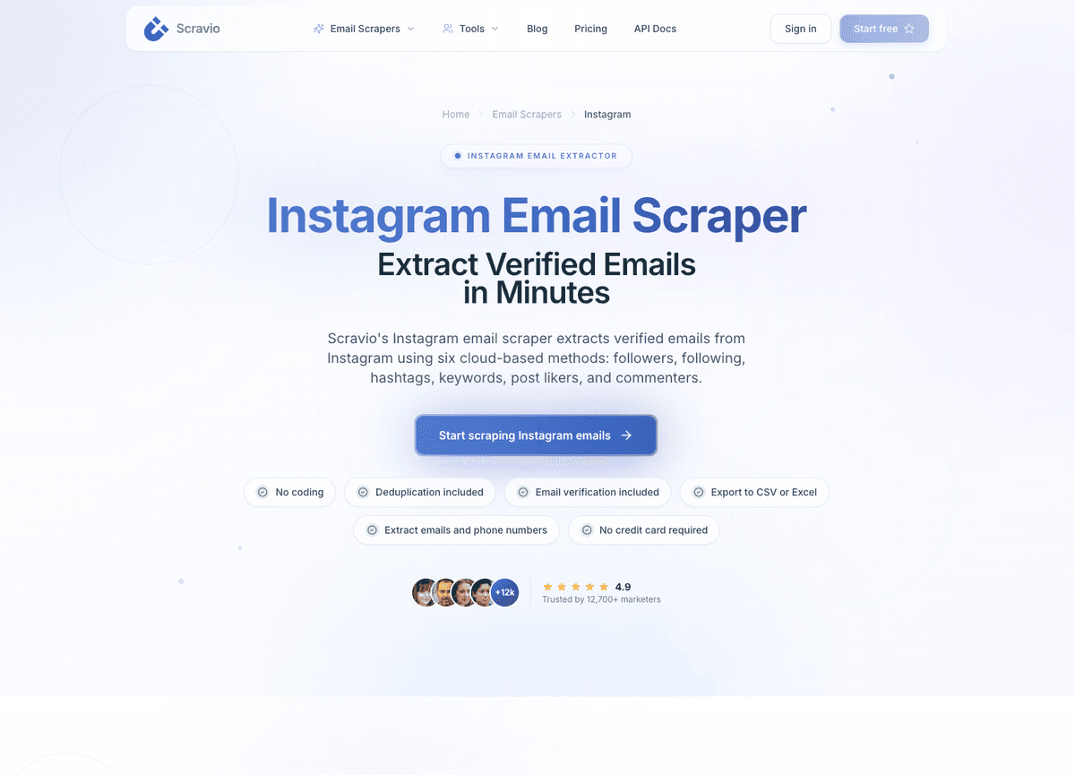 How To Scrape Emails From Instagram: 6 Methods (2026)