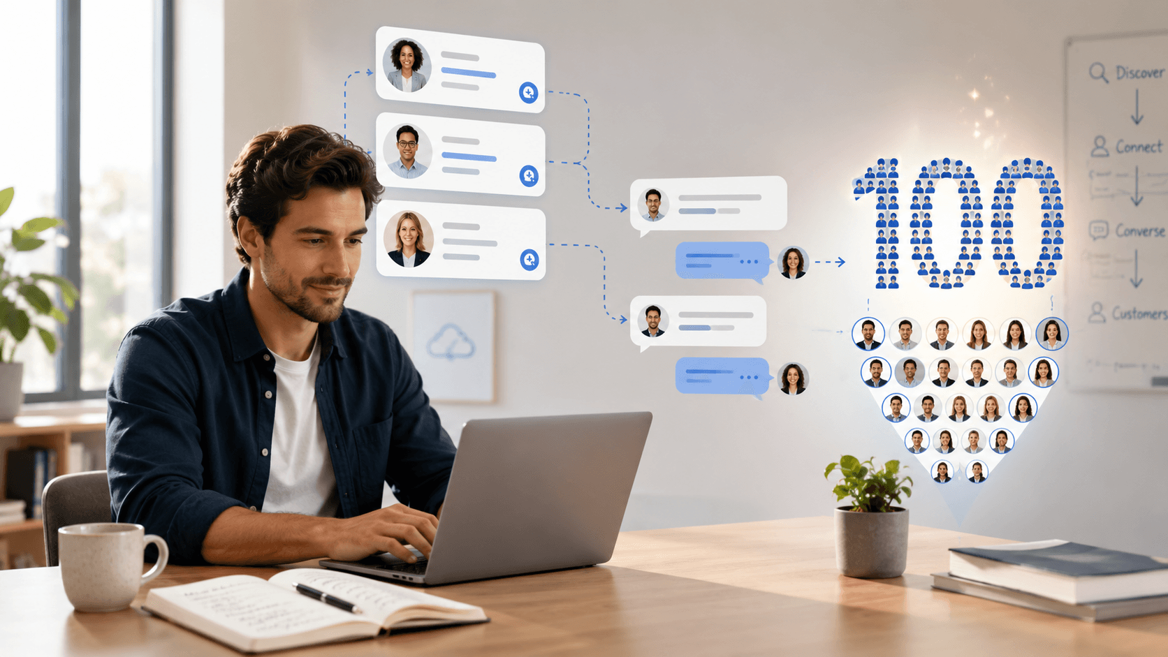 How SaaS Founders Use LinkedIn to Find Their First 100 Customers