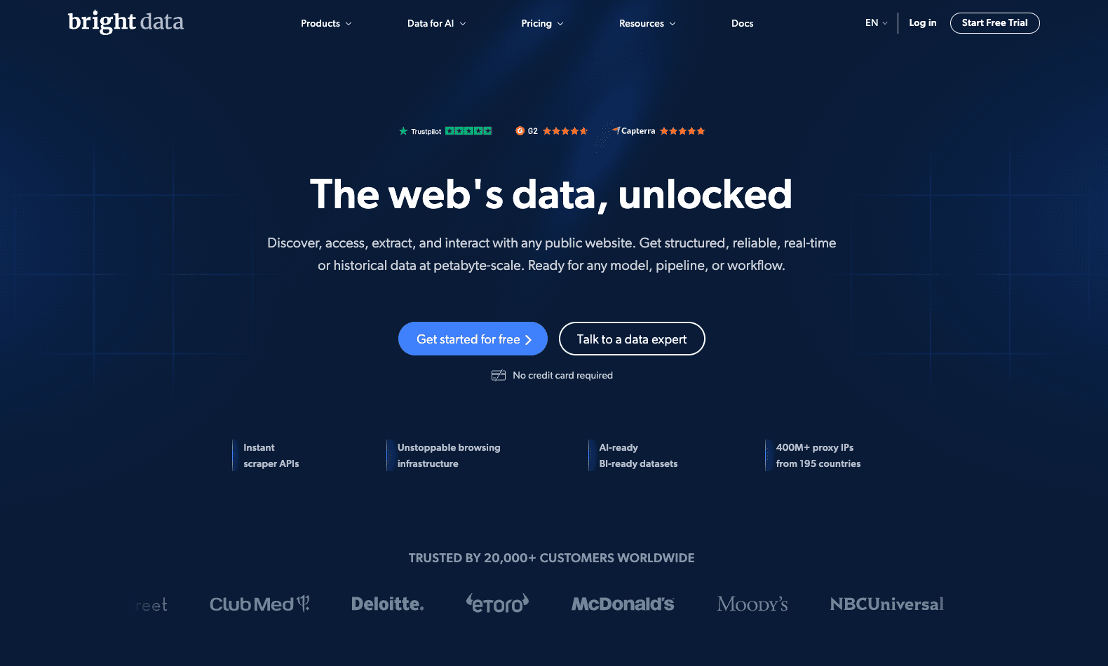 Bright Data Instagram scraping infrastructure