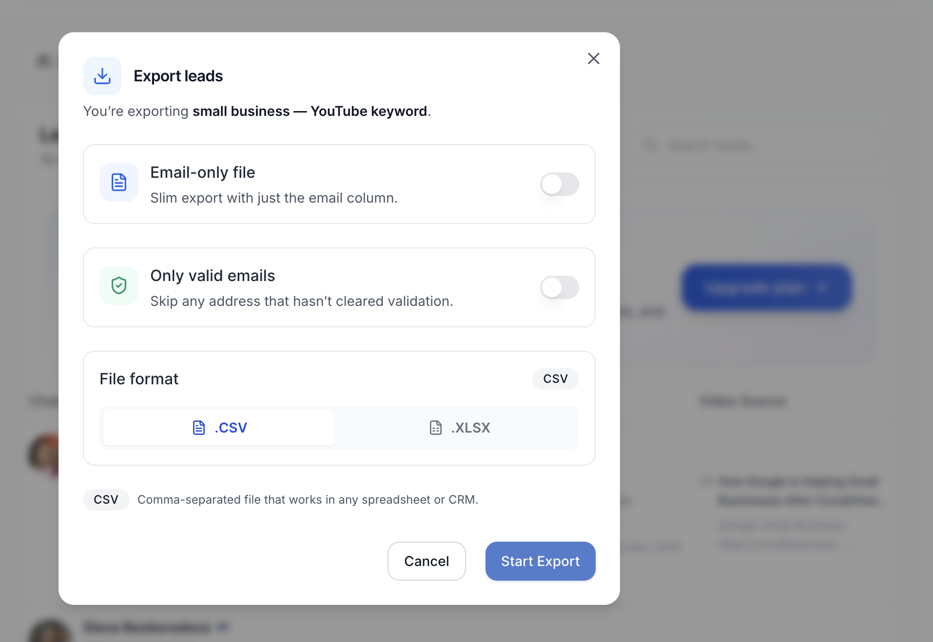 Step 4: Export Your Results